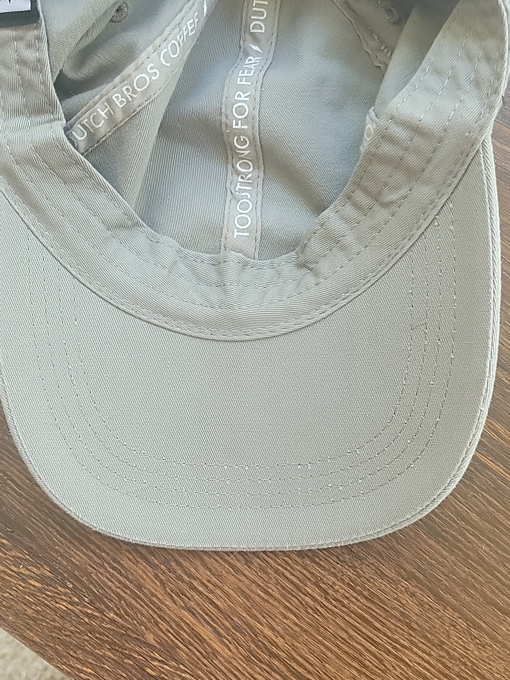 Dutch Bros Olive Green Cotton Oregon State Cap with Logo Tag - Picture 4 of 6